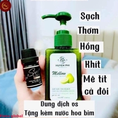 DUNG DỊCH VỆ SINH MELLOW COOL WASH -HUYỀN PHI (TẶNG 1CHAI NƯỚC HOA CÔ BÉ )