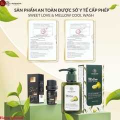 DUNG DỊCH VỆ SINH MELLOW COOL WASH -HUYỀN PHI (TẶNG 1CHAI NƯỚC HOA CÔ BÉ )