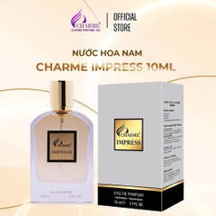NƯỚC HOA NAM CHARME IMPRESS 75ML LƯU HƯƠNG LÂU PHONG CÁCH QUYẾN RŨ, LÔI CUỐN, NAM TÍNH, LỊCH LÃM CHÍNH HÃNG