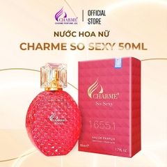 NƯỚC HOA NỮ CHARME SO SEXY 50ML LƯU HƯƠNG LÂU PHONG CÁCH QUYẾN RŨ, SANG TRỌNG, HIỆN ĐẠI NƯỚC HOA CHÍNH HÃNG