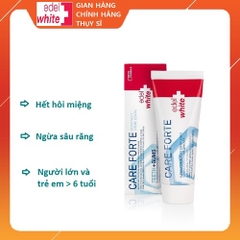 KEM ĐÁNH RĂNG NGỪA VIÊM NƯỚU, NGĂN MẢNG BÁM CARE FORTE TUÝP 75ML - EDELWHITE