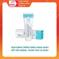 KEM LÀM TRẮNG RĂNG EDELWHITE WHITENING ANTI-PLAQUE TUÝP 75ML - EDELWHITE