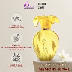 NƯỚC HOA NỮ CHARME MEMORY 100ML LƯU HƯƠNG LÂU HOA HỒNG BULGARIA, NỒNG NÀN KIÊU KỲ _ NƯỚC HOA CHÍNH HÃNG
