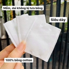 [ TÚI 200 MIẾNG] BÔNG TẨY TRANG AN PHONG 3 LỚP, HỖ TRỢ LÀM SẠCH SÂU CB200M - ANPHONG