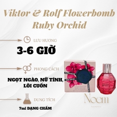 NƯỚC HOA MINI VIKTOR & ROLF FLOWERBOMB RUBY ORCHID EDP 7ML - NOEM