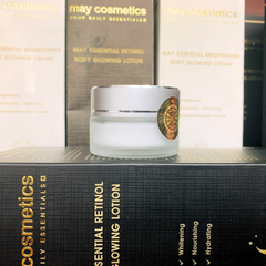 KEM DƯỠNG BAN ĐÊM MAY ESSENTIALS RETINOL BODY GLOWING LOTION 20MG - MAY COSMETICS