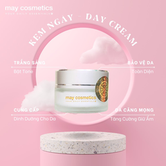 KEM DƯỠNG BAN NGÀY MAY ESSENTIALS BRIGHTENING BODY GLOWING CREAM 20MG - MAY COSMETICS