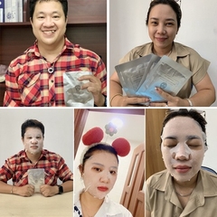 HỘP 5 MIẾNG MẶT NẠ MAY ESSENTIALS BRIGHTENING INFUSION SHEET MASK - MAY COSMETICS