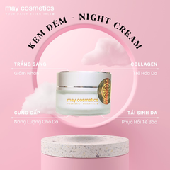 KEM DƯỠNG BAN ĐÊM MAY ESSENTIALS RETINOL BODY GLOWING LOTION 20MG - MAY COSMETICS