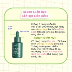 SERUM CHẤM MỤN, GOM KHÔ CỒI, GIẢM MỤN, MỜ THÂM - 100% FEEDBACK KHÁCH HÀNG TIN DÙNG HIỆU QUẢ - GUO