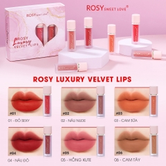 SET 2 SẢN PHẨM NƯỚC HOA CHAVA SIMPLE 10ML + SON KEM LÌ ROSY LUXURY