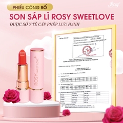 SET 2 SẢN PHẨM NƯỚC HOA CHAVA SIMPLE 10ML + SON SÁP LÌ ROSY SWEETLOVE