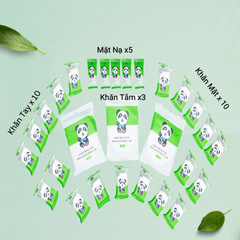 COMBO KHĂN NÉN COTTON DU LỊCH BÔNG THỰC VẬT