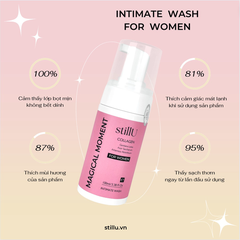 DUNG DỊCH VỆ SINH PHỤ NỮ TẠO BỌT HƯƠNG NGỌT NGÀO MAGICAL MOMENT 100ML - STILLU
