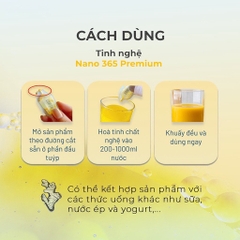 TINH CHẤT NGHỆ NANO CURCUMIN 365 7680MG - NANO CURCUMIN 365 PREMIUM