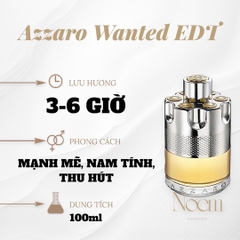 NƯỚC HOA AZZARO WANTED EDT 100ML - NOEM