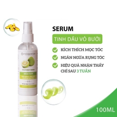 [COMBO MỌC TÓC] DẦU GỘI 250ML & SERUM TINH DẦU BƯỞI 100ML KÍCH THÍCH MỌC TÓC, NGỪA RỤNG - MILAGANICS
