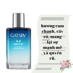 NƯỚC HOA XỊT NAM NỮ GATSBY WHITE UP 50ML LƯU HƯƠNG 6 GIỜ - GDN
