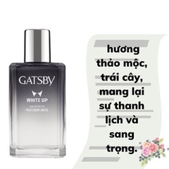 NƯỚC HOA XỊT NAM NỮ GATSBY WHITE UP 50ML LƯU HƯƠNG 6 GIỜ - GDN
