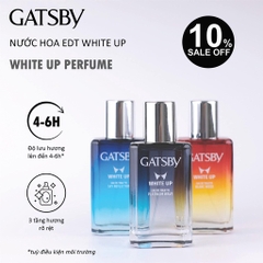 NƯỚC HOA XỊT NAM NỮ GATSBY WHITE UP 50ML LƯU HƯƠNG 6 GIỜ - GDN