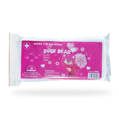 KHĂN VẢI KHÔ ĐA NĂNG GẤU DÂU 300GRAM - GDN