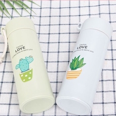BÌNH CHAI NƯỚC THỦY TINH HÌNH XƯƠNG RỒNG B001-