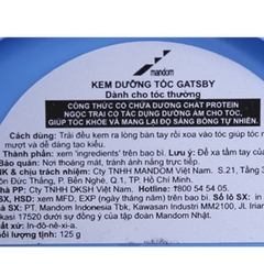 KEM DƯỠNG TÓC GTSBY DÁNH CHO TÓC THƯỜNG 125G -GDN