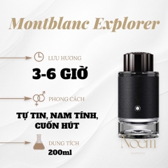NƯỚC HOA MONTBANC EXPLORER EDP 200ML - NOEM