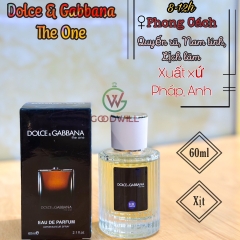 NƯỚC HOA WOODWILL NAM DOLCE GABBANA THE ONE 60ML