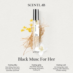 NƯỚC HOA NỮ BLACK MUSC FOR HER NO. 29 (10ML) - SCENTLAB