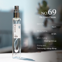 NƯỚC HOA NAM HE GOES CLASSIC NO. 69 (10ML) - SCENTLAB