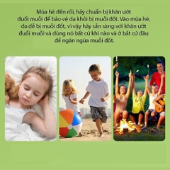 GÓI KHĂN GIẤY ƯỚT LAU CHỐNG MUỖI, ĐUỔI MUỖI AN TOÀN - GDN