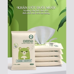 GÓI KHĂN GIẤY ƯỚT LAU CHỐNG MUỖI, ĐUỔI MUỖI AN TOÀN - GDN