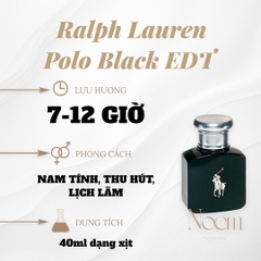 NƯỚC HOA RALPH LAUREN POLO BLACK EDT 40ML - NOEM