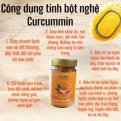 TINH BỘT NGHỆ CURCUMIN NGUYÊN CHẤT 100GR - ORGAFO NATURAL