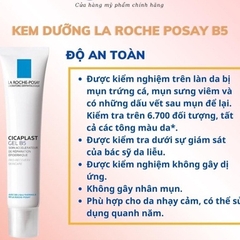 KEM DƯỠNG ẨM B5 LA ROCHE POSAY, PHỤC HỒI TÁI TẠO CHO DA DẦU MỤN DA KHÔ DA NHẠY CẢM CHÍNH HÃNG 40ML - LA ROCHE POSAY