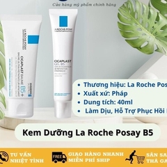 KEM DƯỠNG ẨM B5 LA ROCHE POSAY, PHỤC HỒI TÁI TẠO CHO DA DẦU MỤN DA KHÔ DA NHẠY CẢM CHÍNH HÃNG 40ML - LA ROCHE POSAY