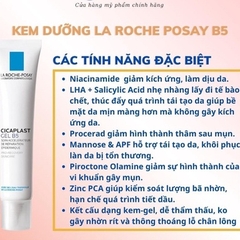 KEM DƯỠNG ẨM B5 LA ROCHE POSAY, PHỤC HỒI TÁI TẠO CHO DA DẦU MỤN DA KHÔ DA NHẠY CẢM CHÍNH HÃNG 40ML - LA ROCHE POSAY