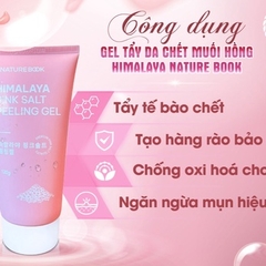 GEL TẨY TẾ BÀO CHẾT MUỐI HỒNG HIMALAYA 120G - THE NATURE BOOK