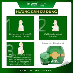 COMBO 5 KEM BODY LỤC TẢO LEGEND - SOO YOUNG