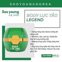 COMBO 5 KEM BODY LỤC TẢO LEGEND - SOO YOUNG