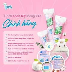 COMBO 15 BÔNG TẨY TRANG SIÊU MỀM MỊN 120+30 MIẾNG - IPEK