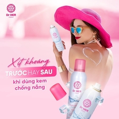TẶNG NƯỚC TẨY TRANG 100ML ] XỊT KHOÁNG CẤP ẨM DA 150ML - DR HER PARIS