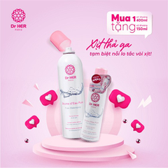 XỊT KHOÁNG CẤP ẨM DA 400ML - DR HER PARIS