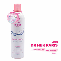 XỊT KHOÁNG CẤP ẨM DA 400ML - DR HER PARIS