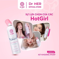 XỊT KHOÁNG CẤP ẨM DA 400ML - DR HER PARIS