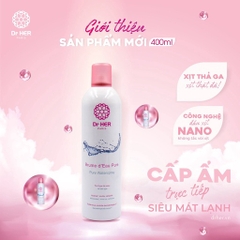 XỊT KHOÁNG CẤP ẨM DA 400ML - DR HER PARIS