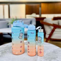 SET 3 BÌNH NƯỚC NHẮC NHỞ BÁO VẠCH THEO GIỜ - SU