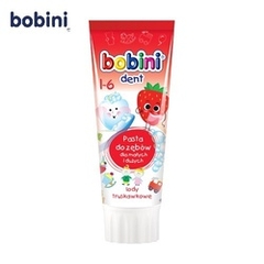 KEM ĐÁNH RĂNG TRẺ EM HƯƠNG KEM DÂU 1-6 TUỔI 75ML- BOBINI