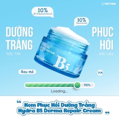 KEM DƯỠNG PHỤC HỒI TRẮNG DA PRETTYSKIN HYDRA B5 DERMA REPAIR CREAM 52ML - PRETTYSKIN